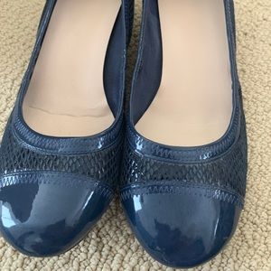 Cole Haan Navy Wedges
